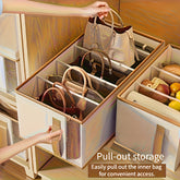 Handbag Organizer Box, Space-Saving Closet Shelf Divider for Small Handbags