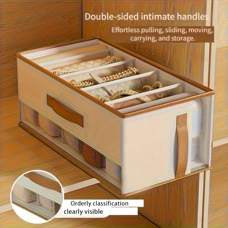 Handbag Organizer Box, Space-Saving Closet Shelf Divider for Small Handbags