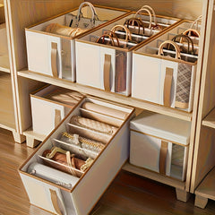 Handbag Organizer Box, Space-Saving Closet Shelf Divider for Small Handbags