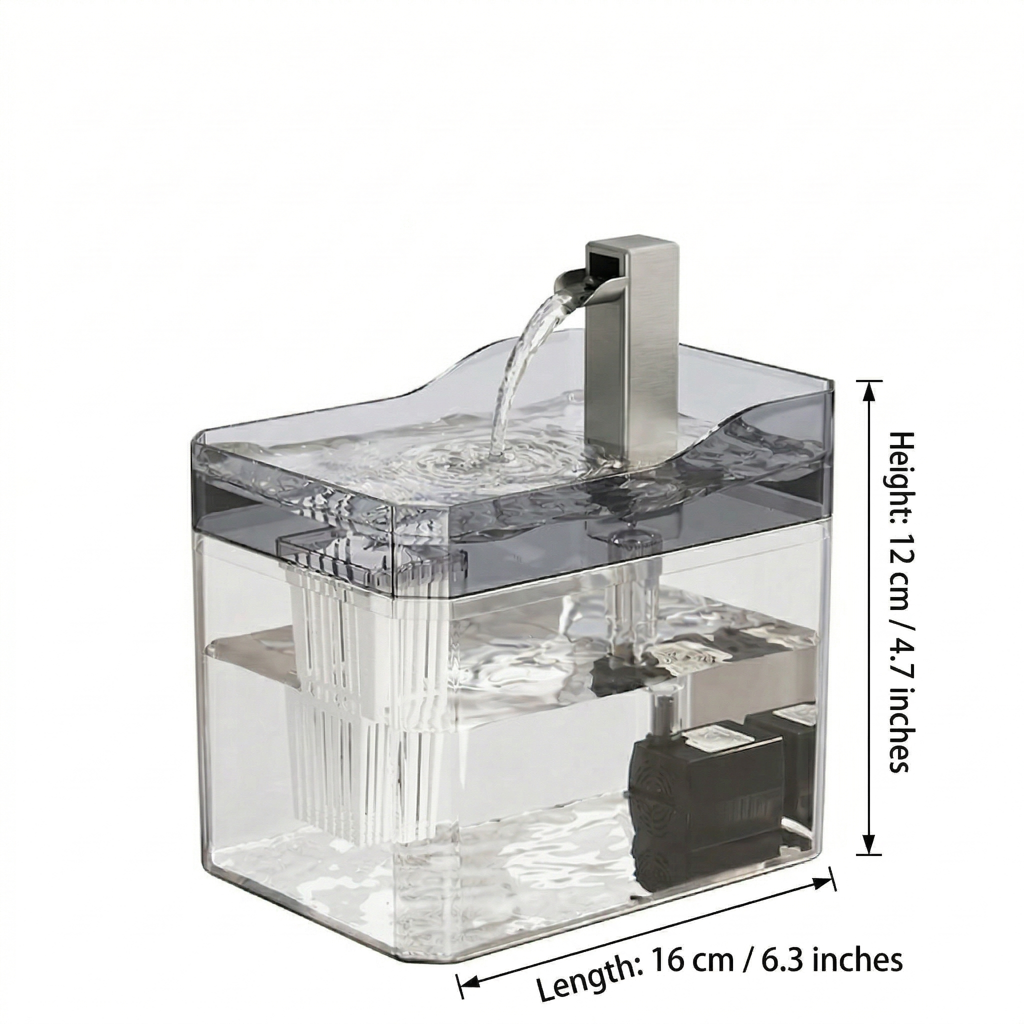 1.5L Automatic Pet Water Fountain - Quiet USB-Powered Circulating Water Dispenser for Cats & Dogs